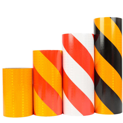 カスタマイズされた反射性安全マークテープステッカー 水晶格子 反射性フィルム 自己粘着警告反射性シート