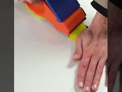 ポリ塩化ビニールの警告テープ